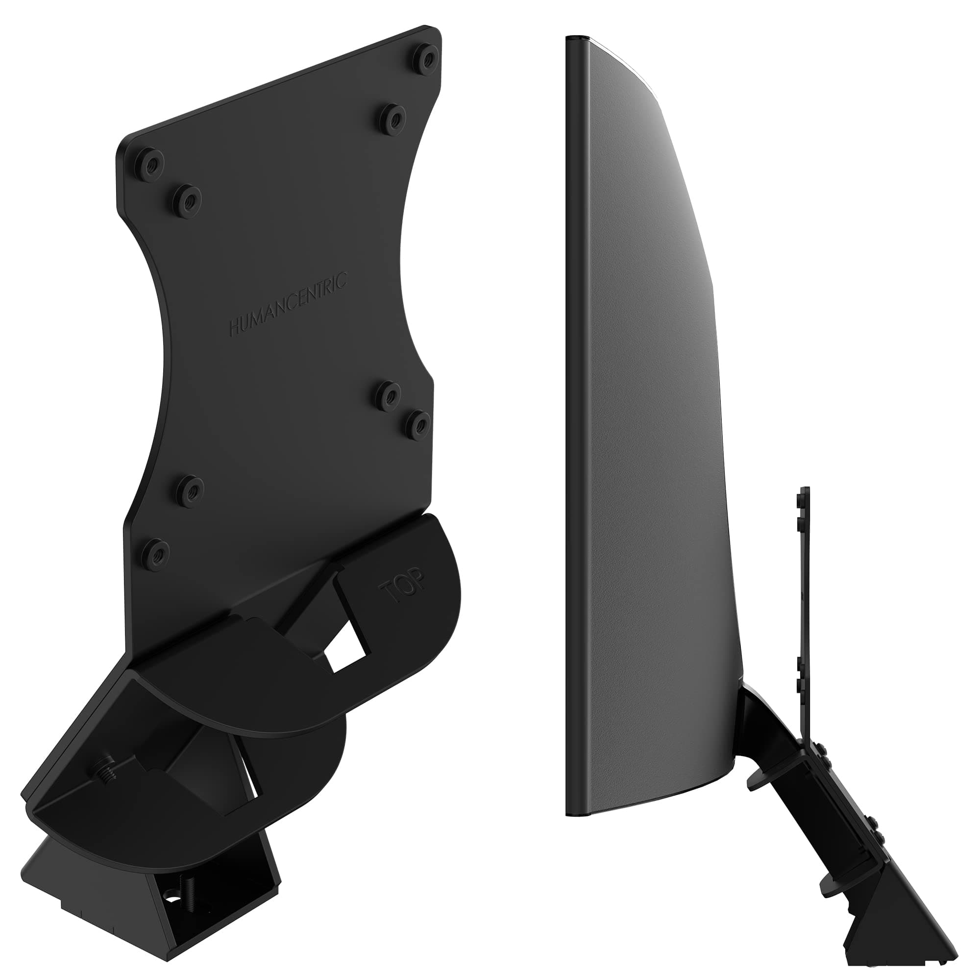 HumanCentric VESA Mount Adapter Compatible with Samsung Curved Monitors 32" CF397 and Samsung 24" CRG5, VESA Adapter Mounts Monitor to VESA Stand, Arm, or Desk Mount, Does Not Work with 27" Monitor