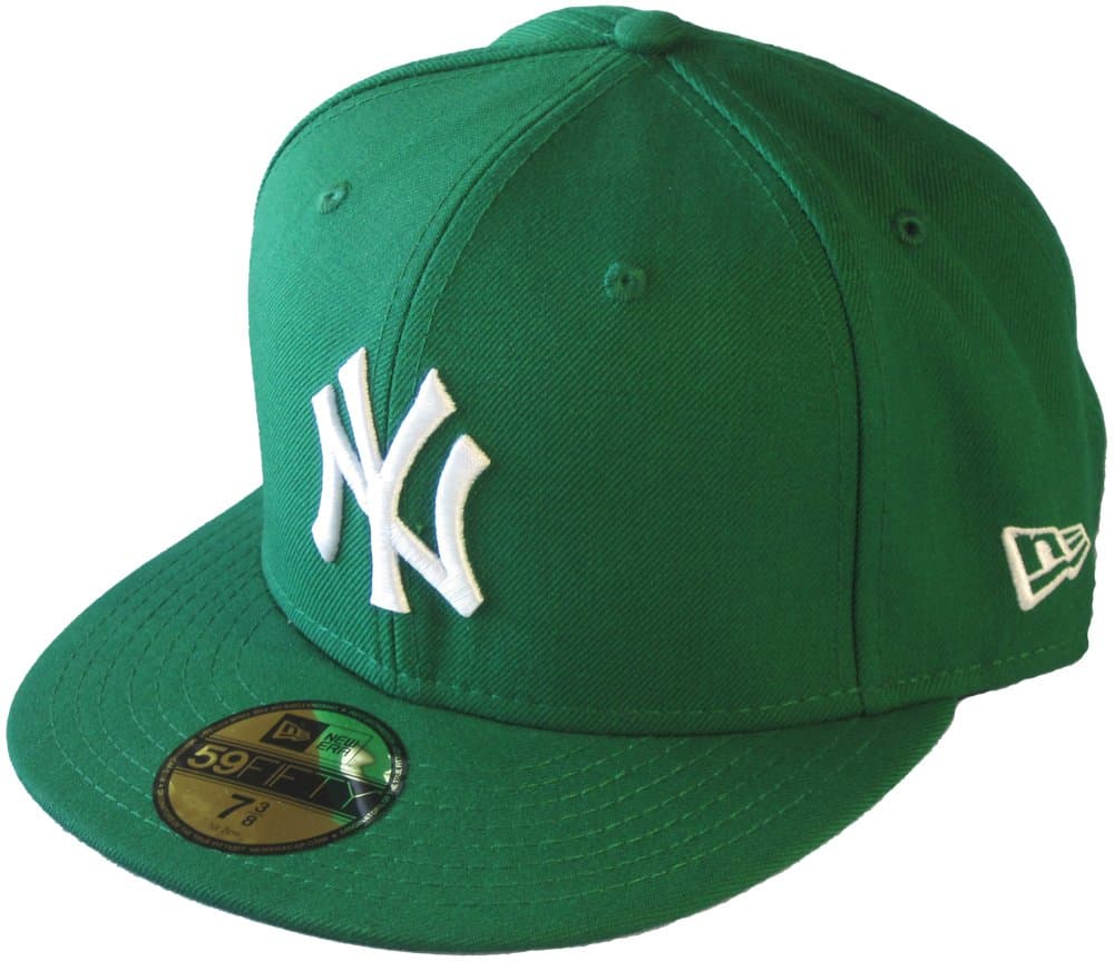 New Era New York Yankees 59fifty Cap Mlb Basic Green/White - 8-64cm