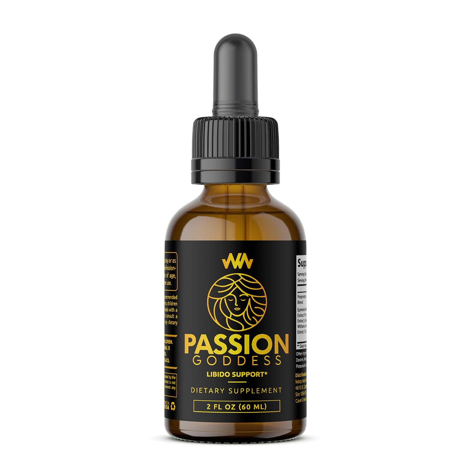 Womens Libido Booster Drops | Maca Root for Female Specific Arousal | Passion Goddess | Enhance Desire Boost Intimacy and Wellness Supplement Support