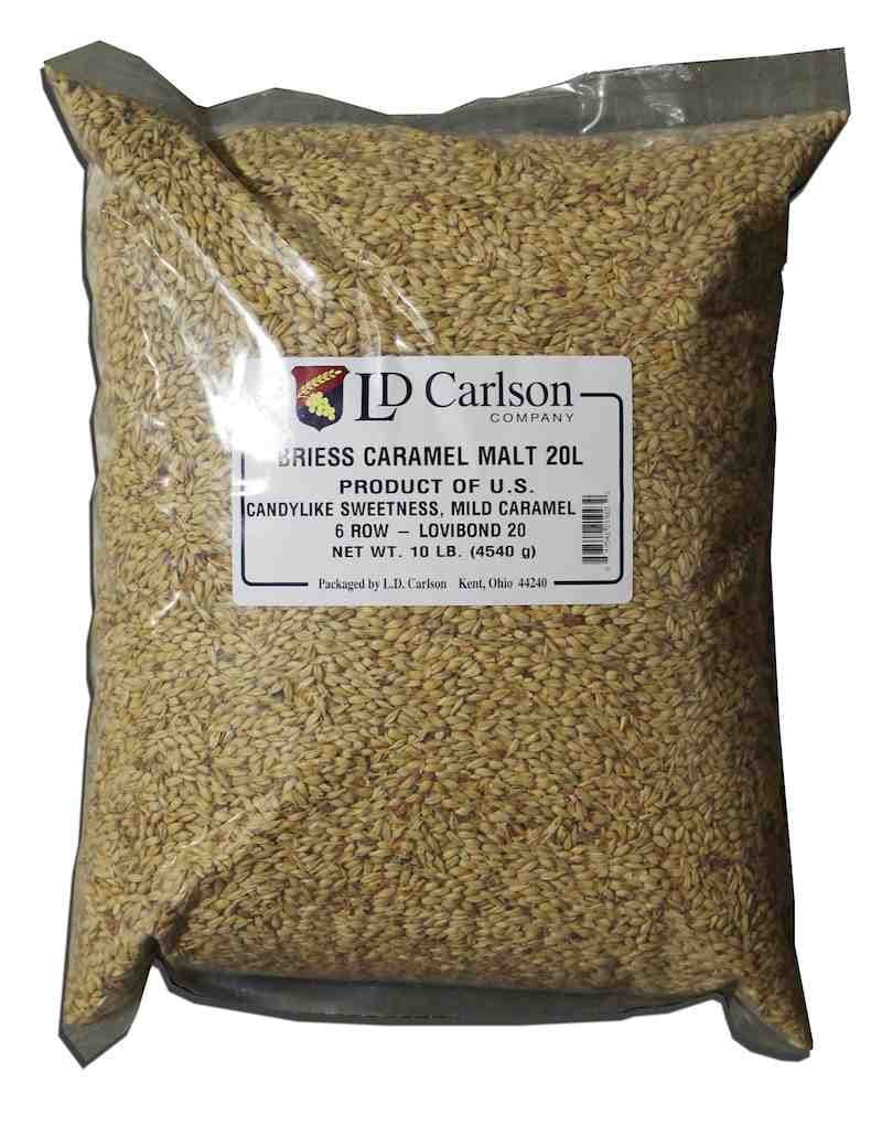 Briess® 2-Row Caramel Malt 20L - 10 lb