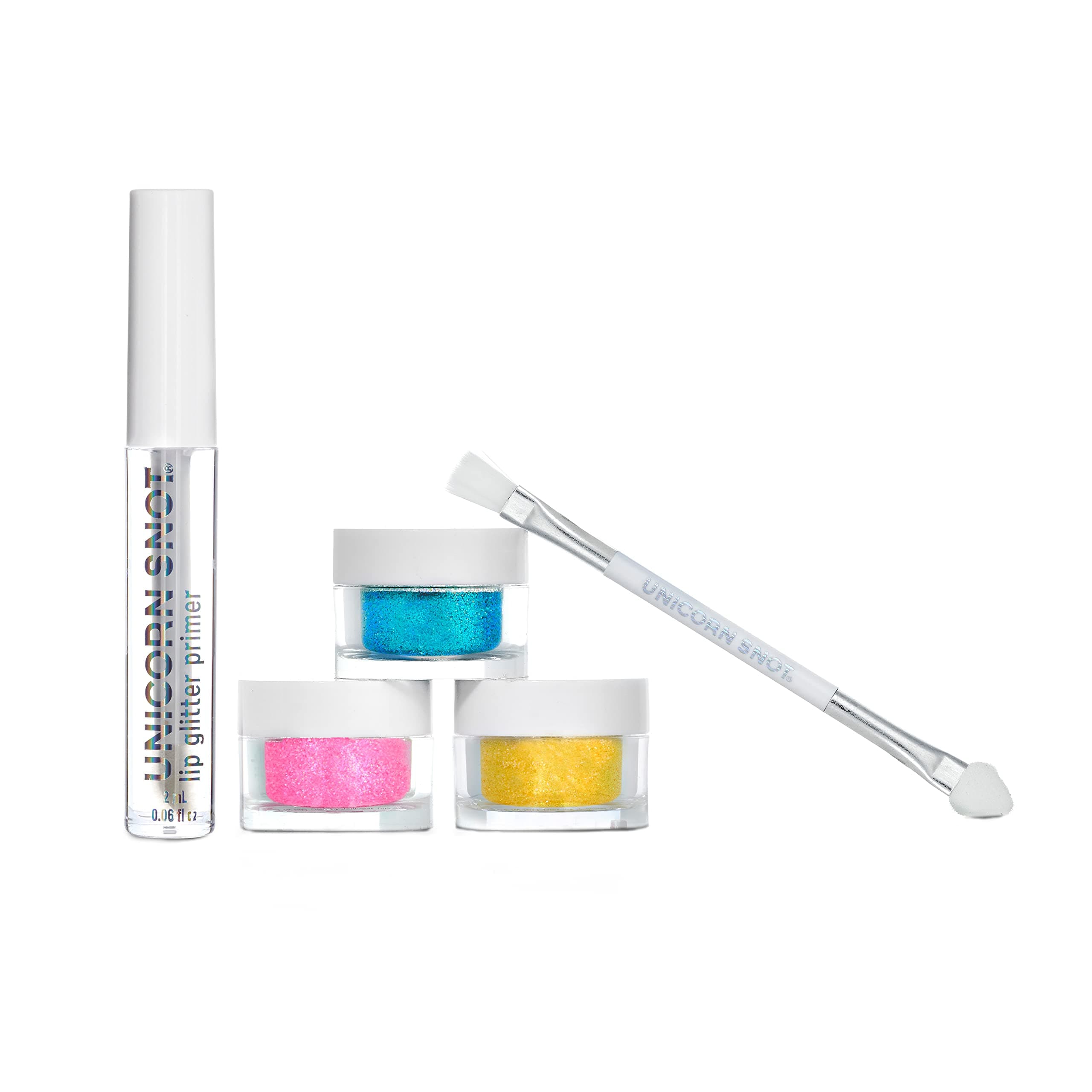UNICORN SNOTVegan and Cruelty Free Lip Glitter Kit, 5 Pieces