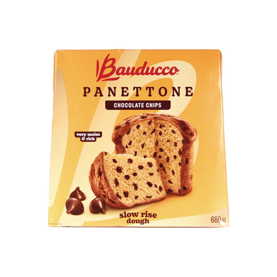 Bauducco Panettone Chocolate, Moist & Fresh, Traditional Italian Recipe, Italian Traditional Holiday Cake, 26.2oz