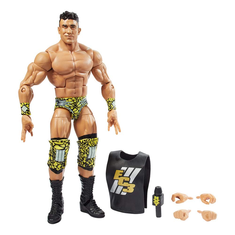 WWE MATTEL GCL58 WWE Elite Collection EC3 Deluxe Action Figure with Realistic Facial Detailing, Iconic Ring Gear & Accessories, Multicoloured