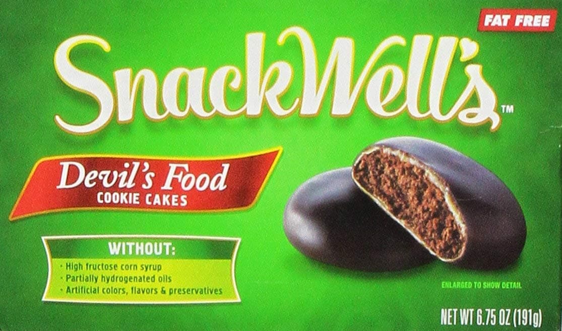 SnackWell's Devil's Food Cookie Cakes, 6.75 oz (Pack 6)