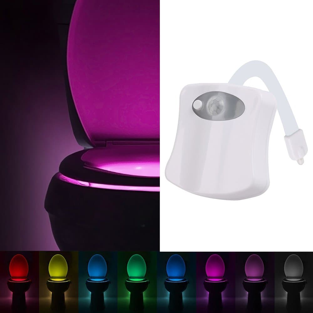 YIERCITY Toilet Night Light With Motion Activated Sensor