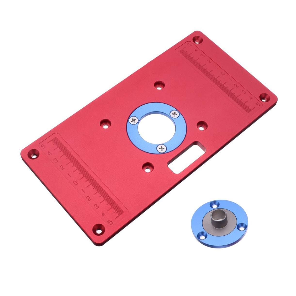 Aluminium Alloy Universal Router Table Insert Plate For Woodworking Engraving Machine