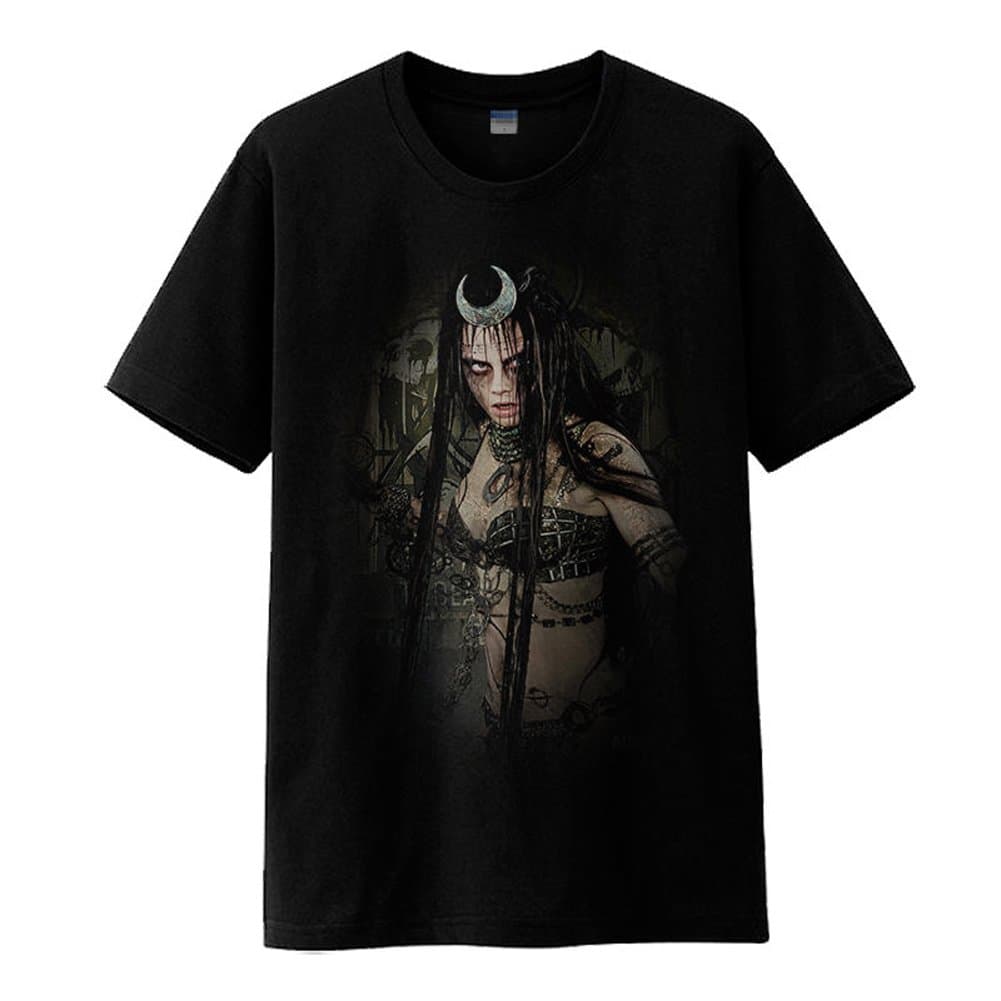 2016 Movie Suicide Squad June Enchantress Cosplay Short Sleeve T-Shirts S