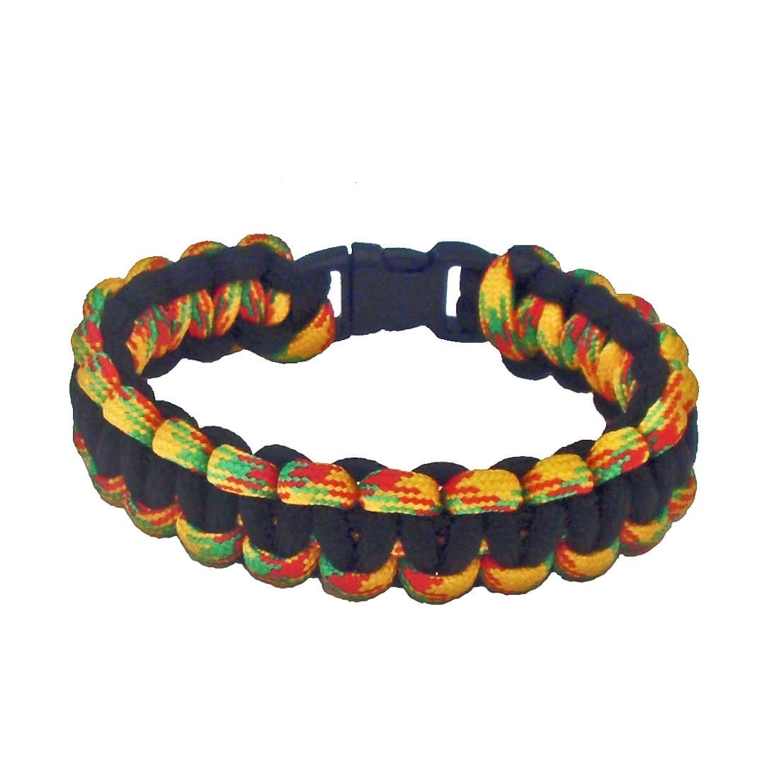 RootsBay Solomon Bar/Cobra Weave 550 Paracord Survival Bracelet (Select size at least 1 inch bigger than wrist size)