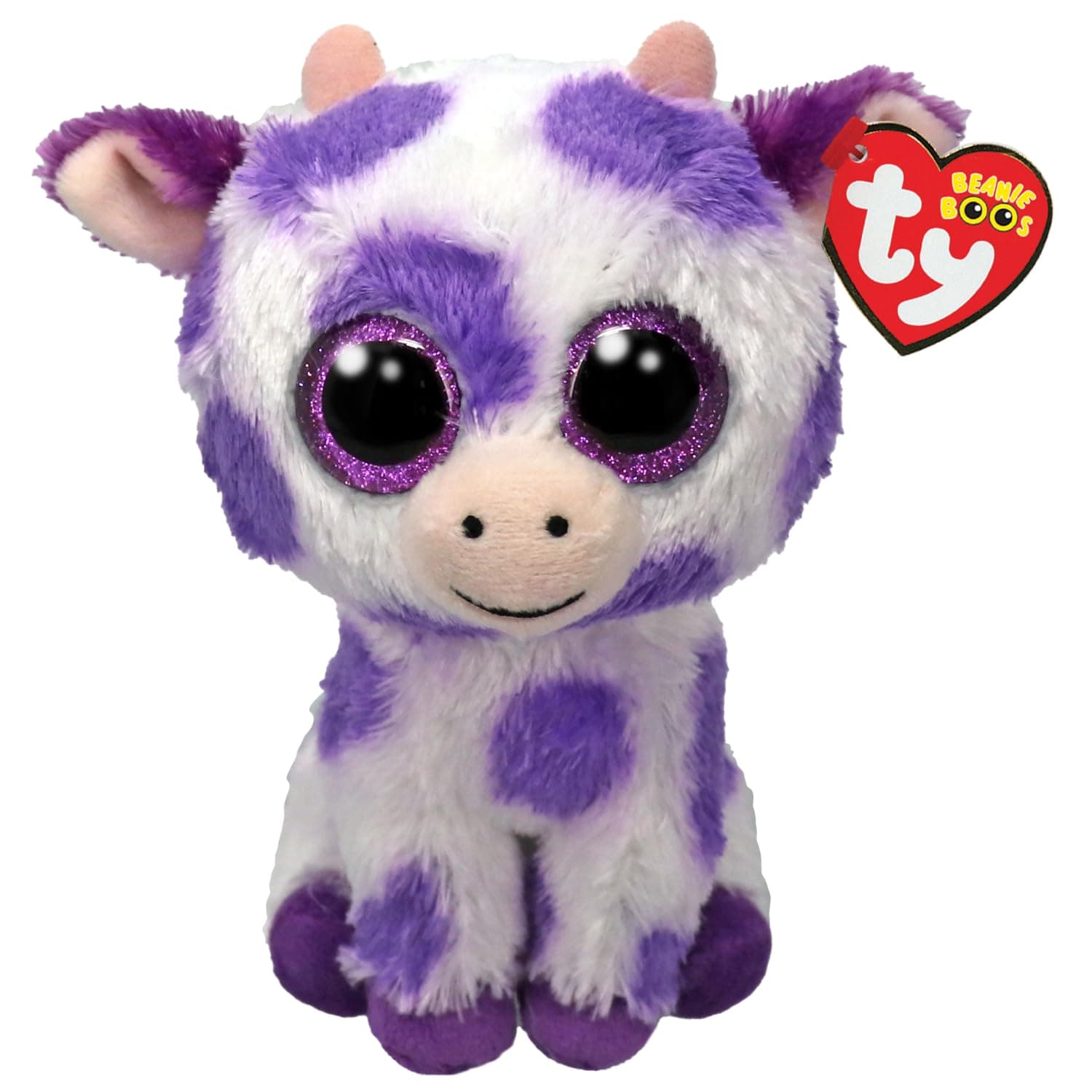 Beanie Boo Ethel - Spotted Purple Cow - 6"", 37345