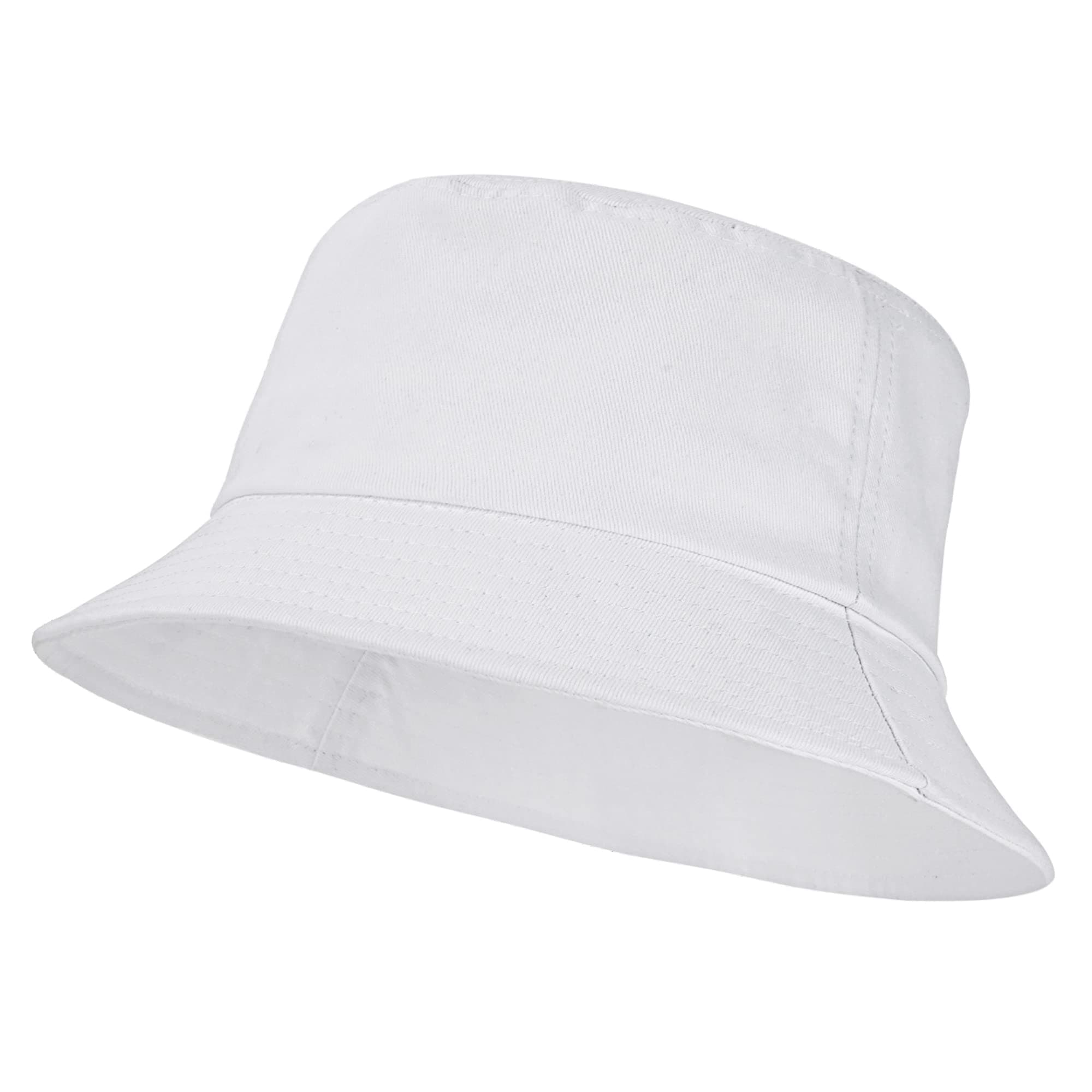 Umeepar Unisex Cotton Packable Bucket Hat Sun Hat Plain Colors for Men Women