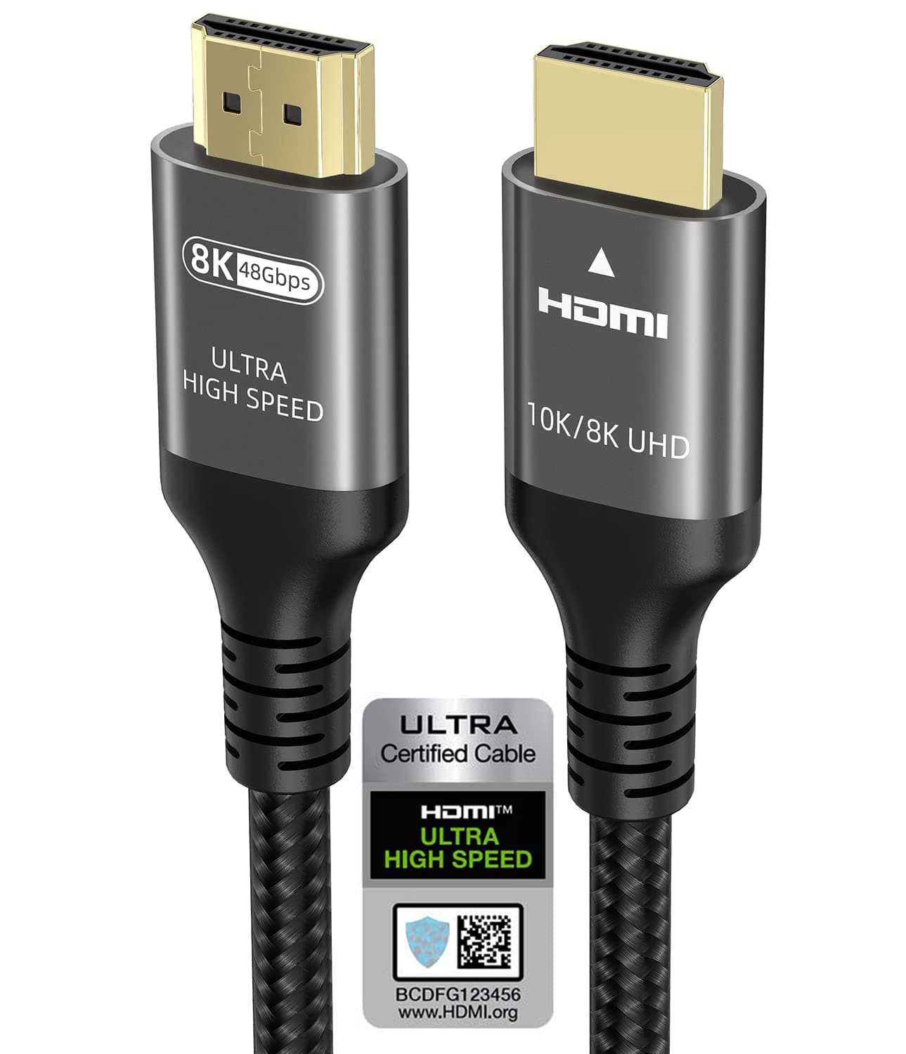 - Ubluker 10K 8K 4K HDMI Cable 48Gbps 1.5M (HDMI Certified) Ultra High Speed HDMI® Cable 4K 240Hz 144Hz 120Hz 8K 60Hz 0.01ms for ARC eARC DTS:X HDR10+ HDCP2.2&2.3 Netflix Mac-book RTX4090 PC TV Soundbar