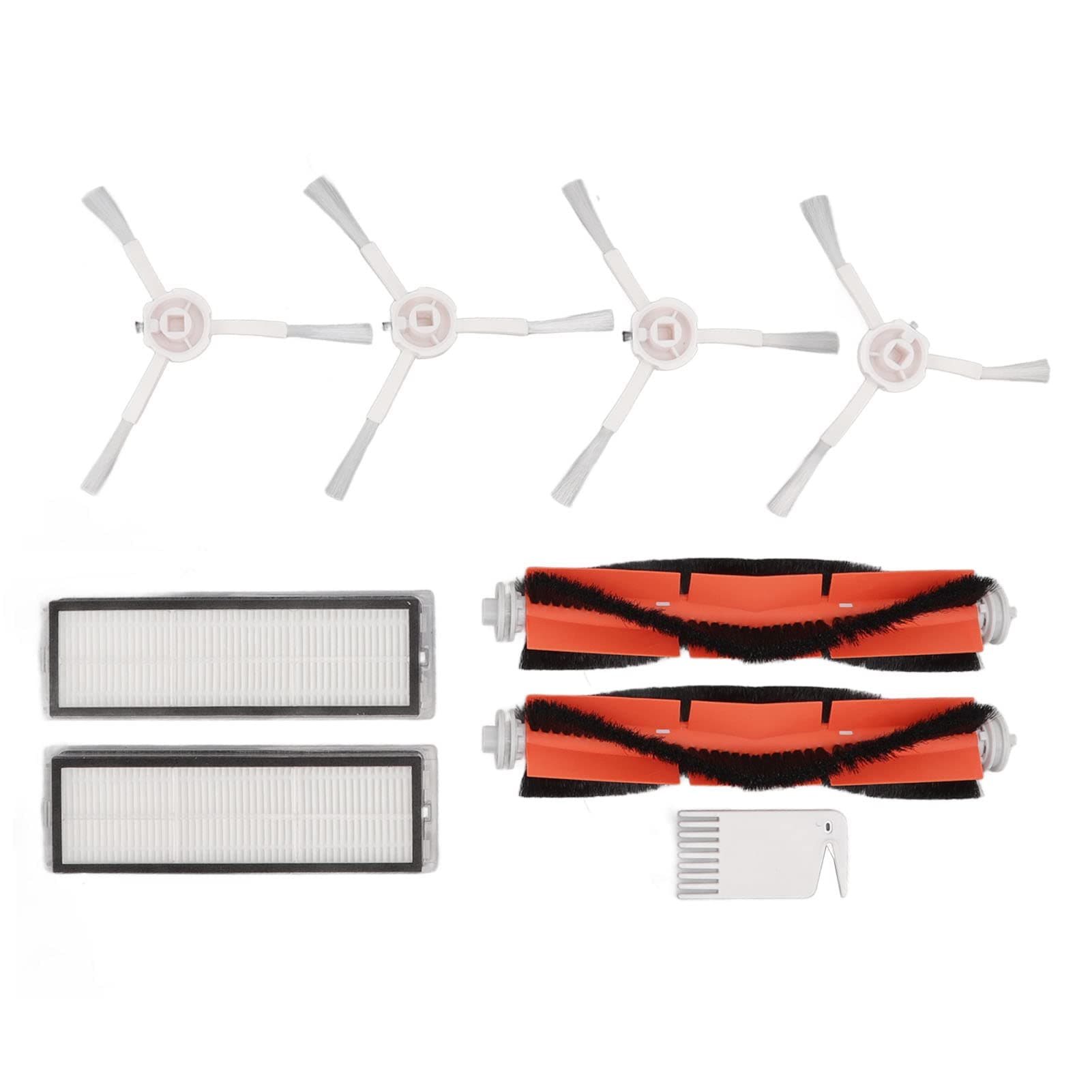 BROLEO Sweeper Side Brush, Removable Replacement Parts, Dust Reducing Capturing Fine Particles Eco Friendly Durable Main Brush for Mijia 1C, F9, Xiaomi 1T