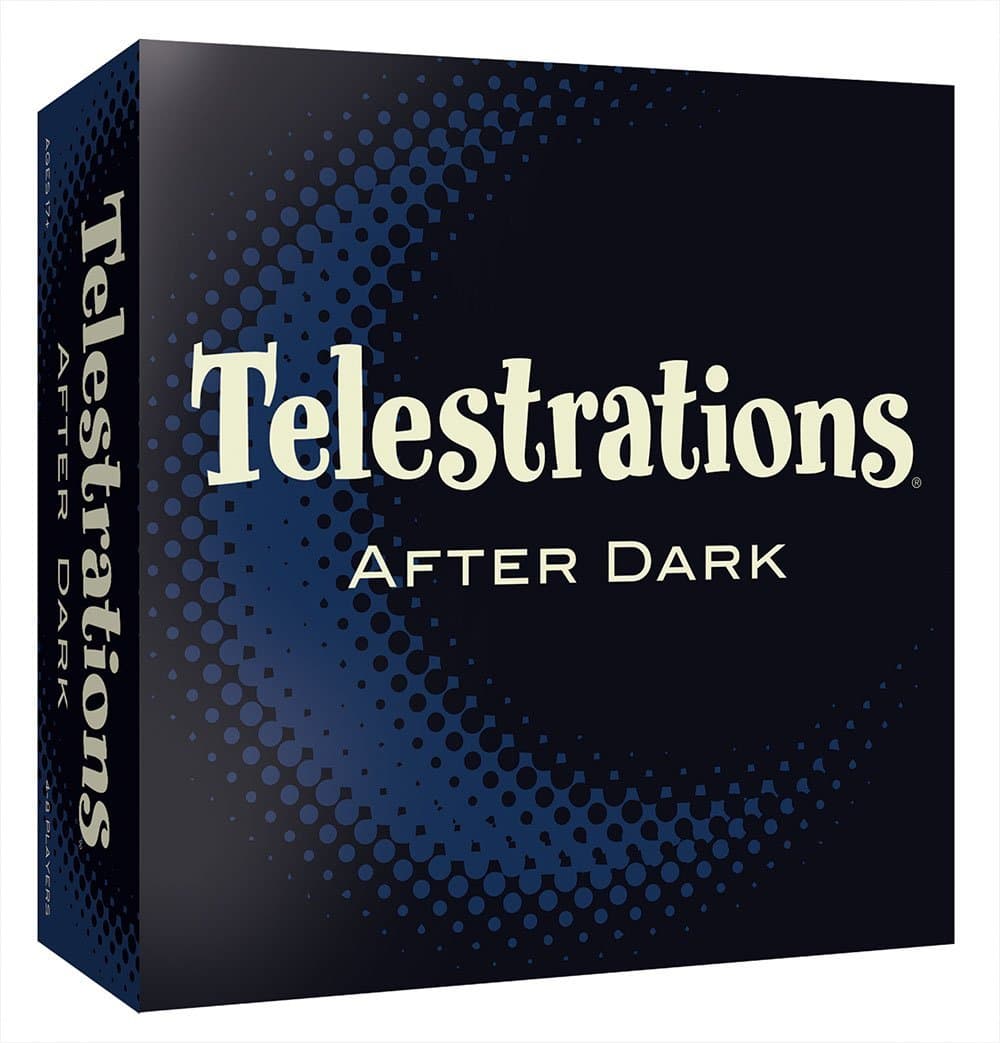 USAopoly, Telestrations After Dark, Hilarious Party Game, Ages 17 Plus, 4-8 Players, 30 Minutes Playing Time