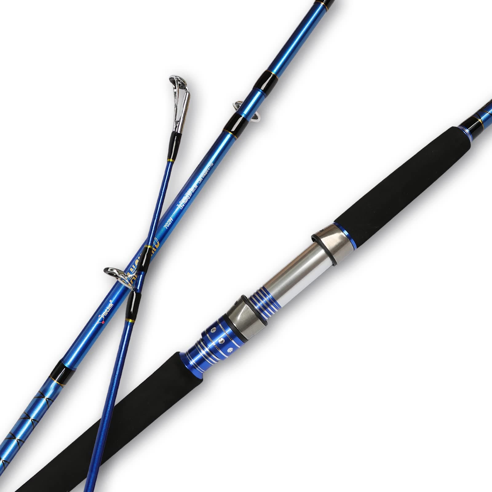 2-Piece Saltwater Spinning Fishing Rod Offshore Graphite Portable Fishing Rod (7 Feet)