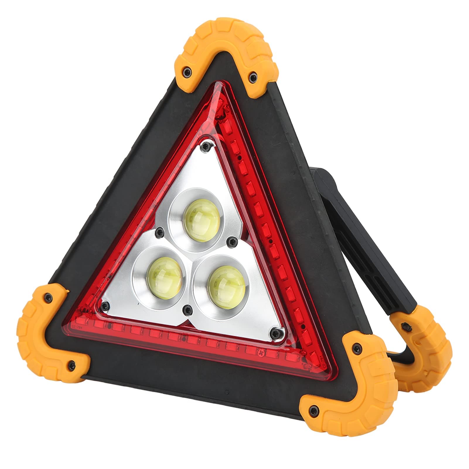 BROLEO Car Warning Triangles, 1500lm Emergency Triangles Lights, COB LED Safety Light, Waterproof Maintenance Work Light for Vehicle Accident, Breakdown, Hazard, Camping, Hiking