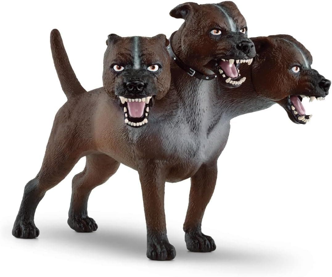 Harry Potter - 7" Fluffy Figurine - Cerberus the Three-Headed Dog from Harry Potter - Wizarding World Collectible Figures for Kids and Adults - Toys for Ages 6+ | 13990