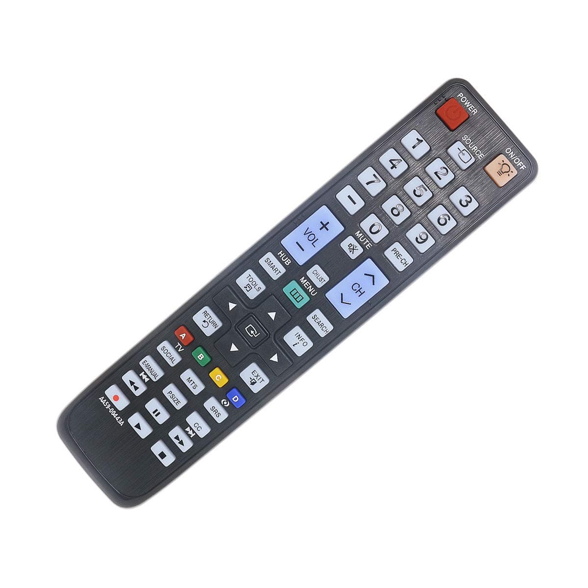 DEHA Smart TV Remote Control Replacement for Samsung UN46D6050 Television