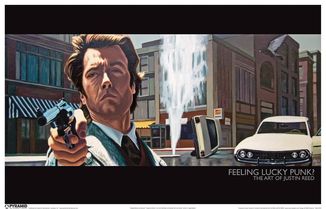 Pyramid America Feeling Lucky Punk? - The Art of Justin Reed 11x17 Poster Print