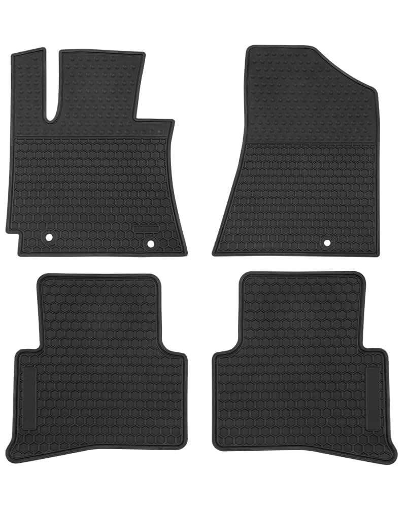 Car Floor Mats Custom Fit for Hyundai Tucson 2016 2017 2018 2019 2020 2021 Odorless Washable Heavy Duty Rubber (All Weather) Floor Liners Front and Rear Row Set Black