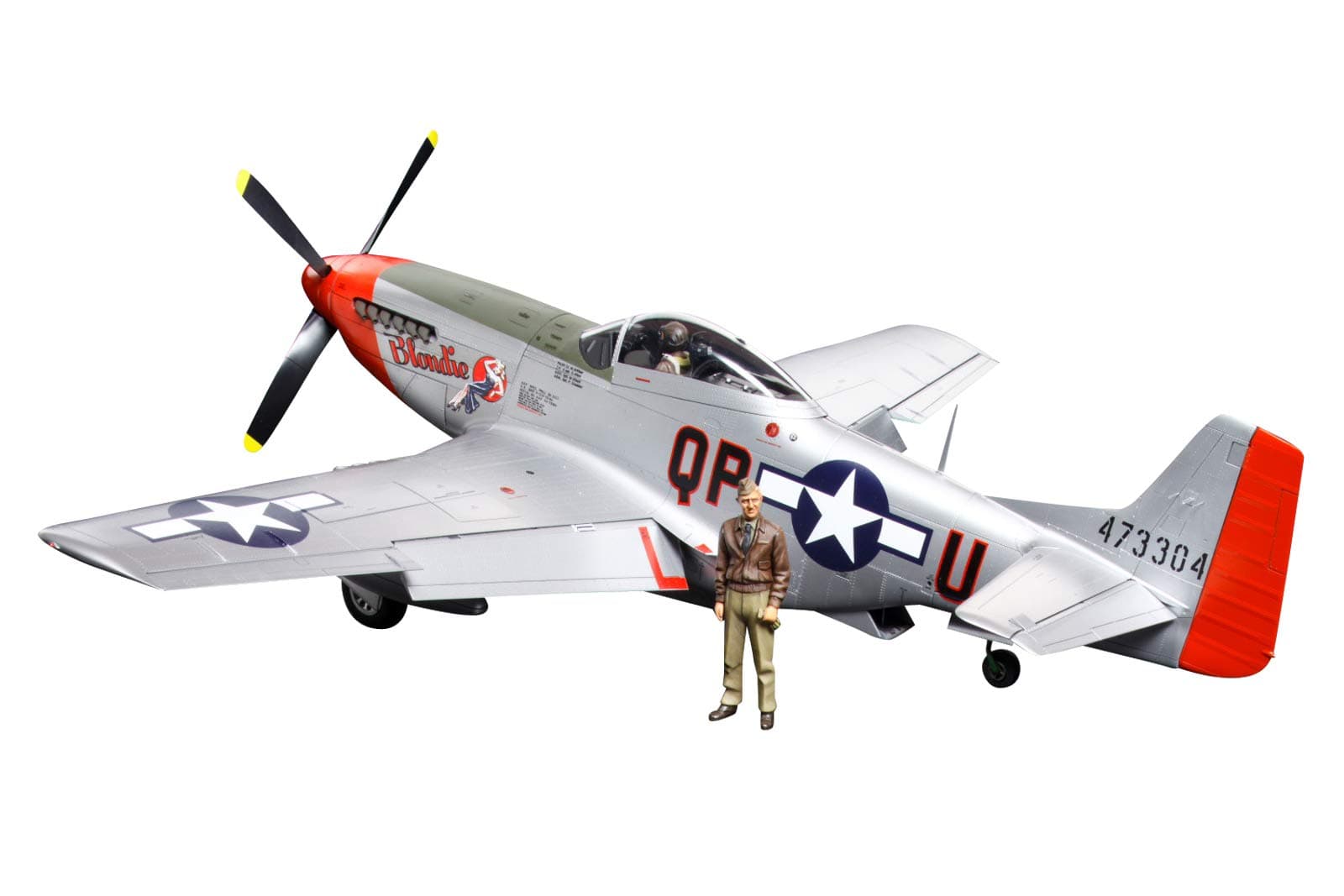 TM60322 P-51D MUSTANG Hobby Model Kit, Multicoloured, 318mm Length