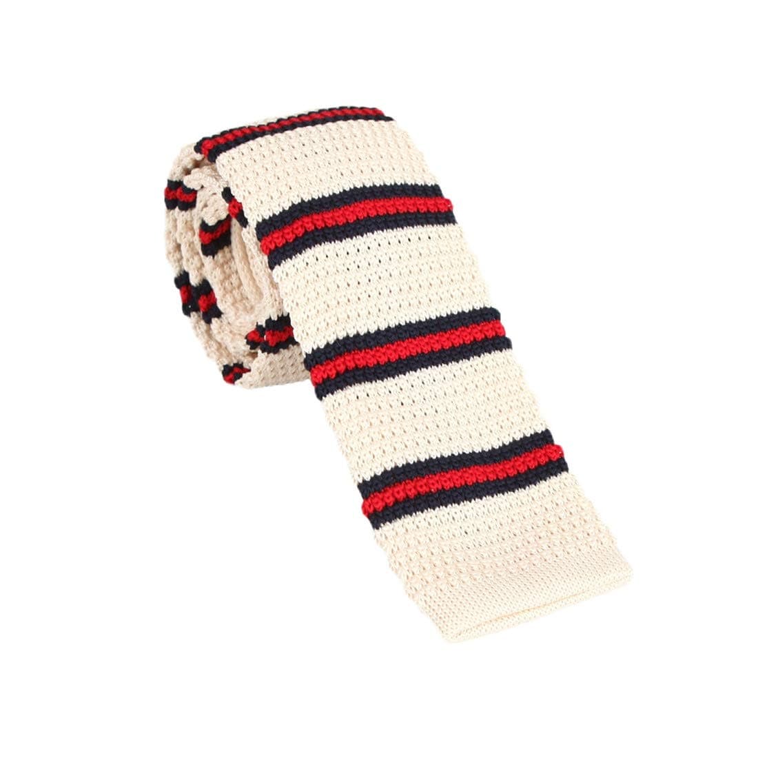 Dan SmithBlack Gray Skinny Knitted Tie For Party Thin Knit Tie Poly