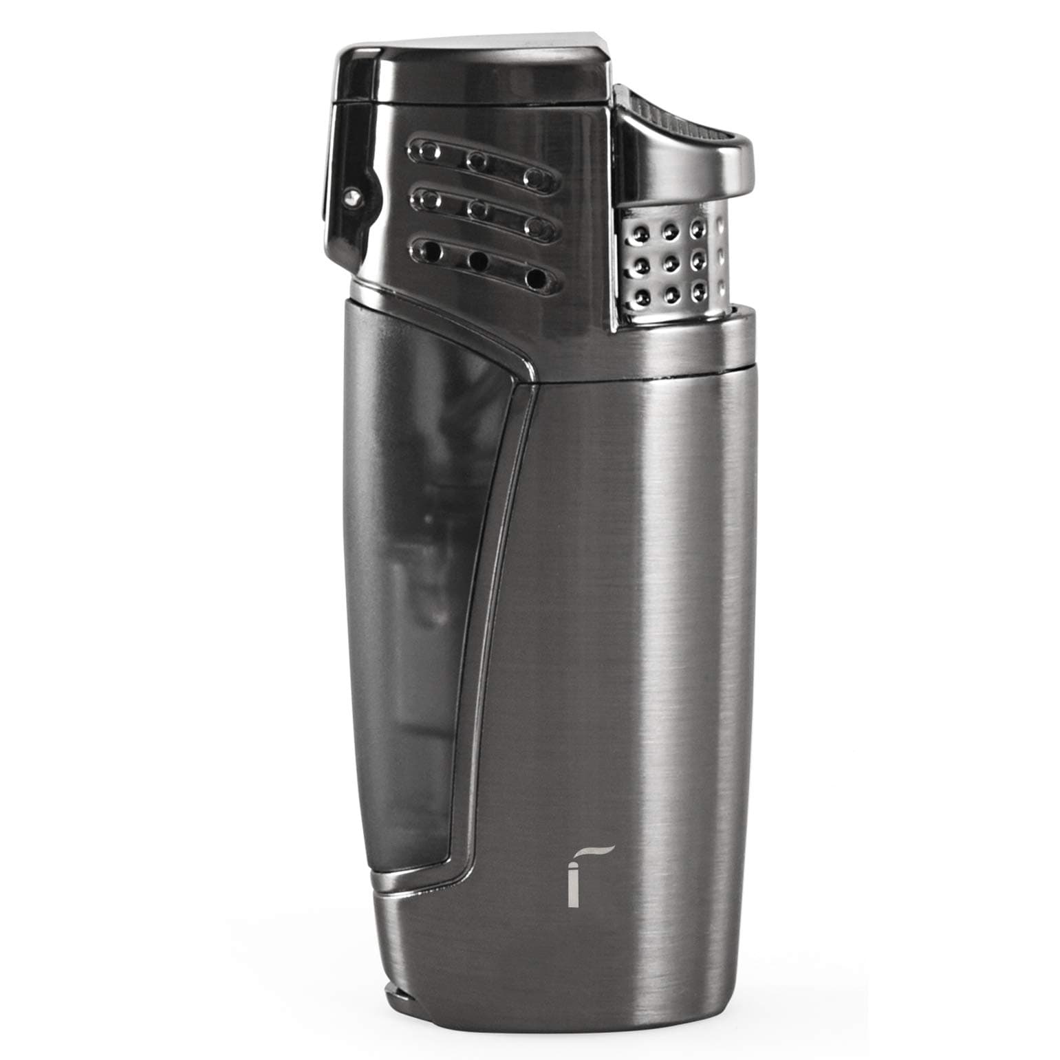 Lighter, Triple 3 Jet Flame Refillable Butane Torch Lighter with Punch