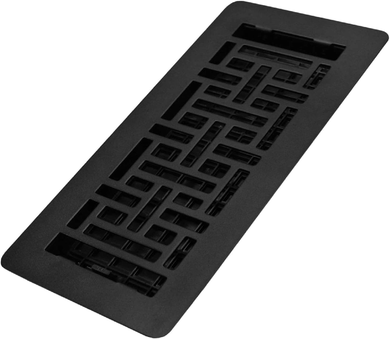 LAJH410-BLK Low Profile Grates, 4X10, Oriental, Textured Black
