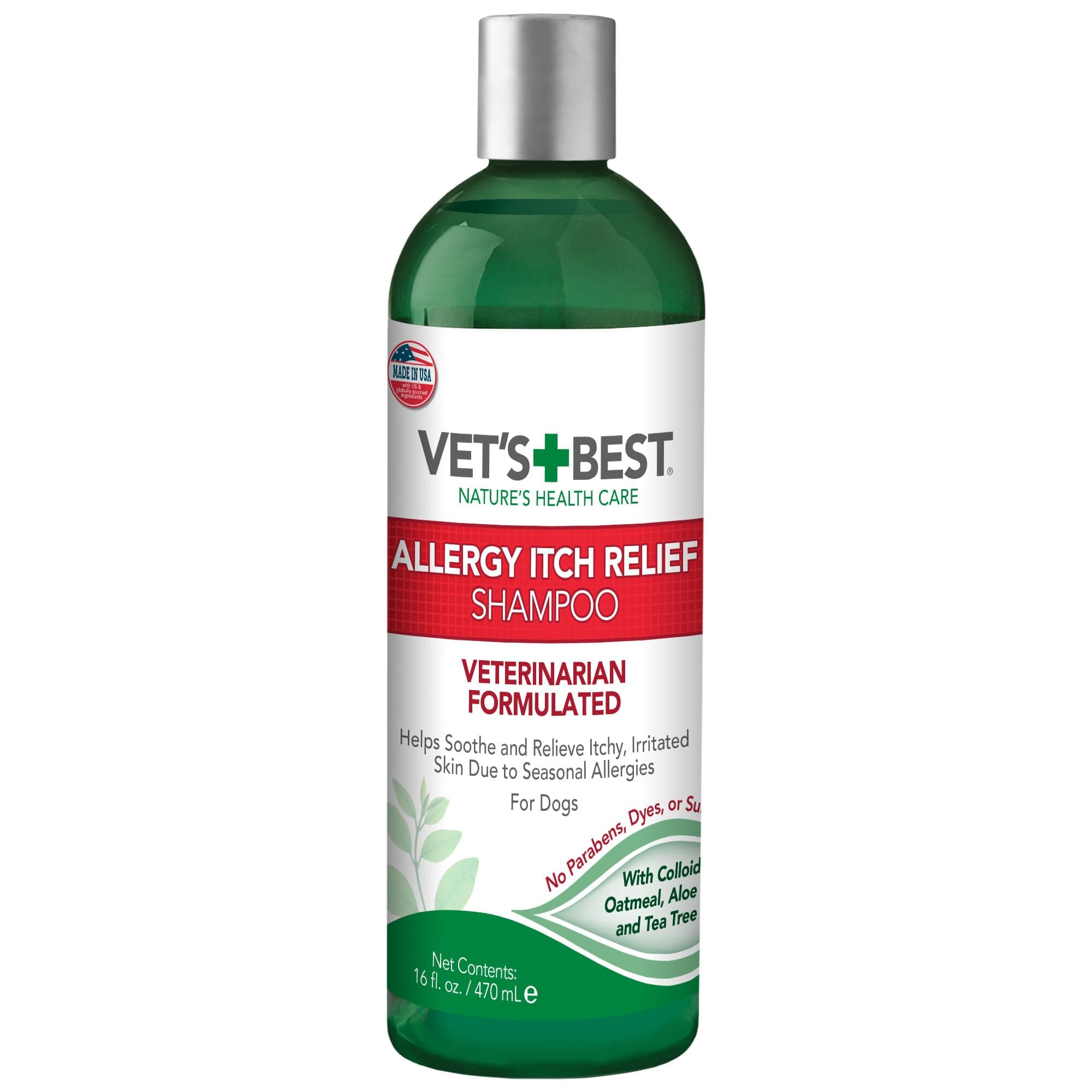 Allergy Itch Relief Dog Shampoo, White, 16 oz.