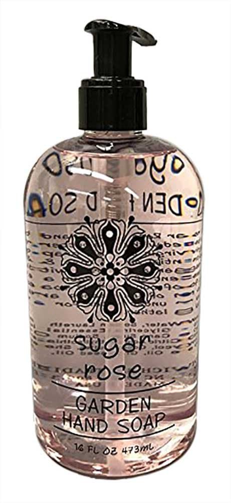 Greenwich Bay Sugar Rose Garden Hand Soap, Shea Butter and Aromatherapy in a Bottle