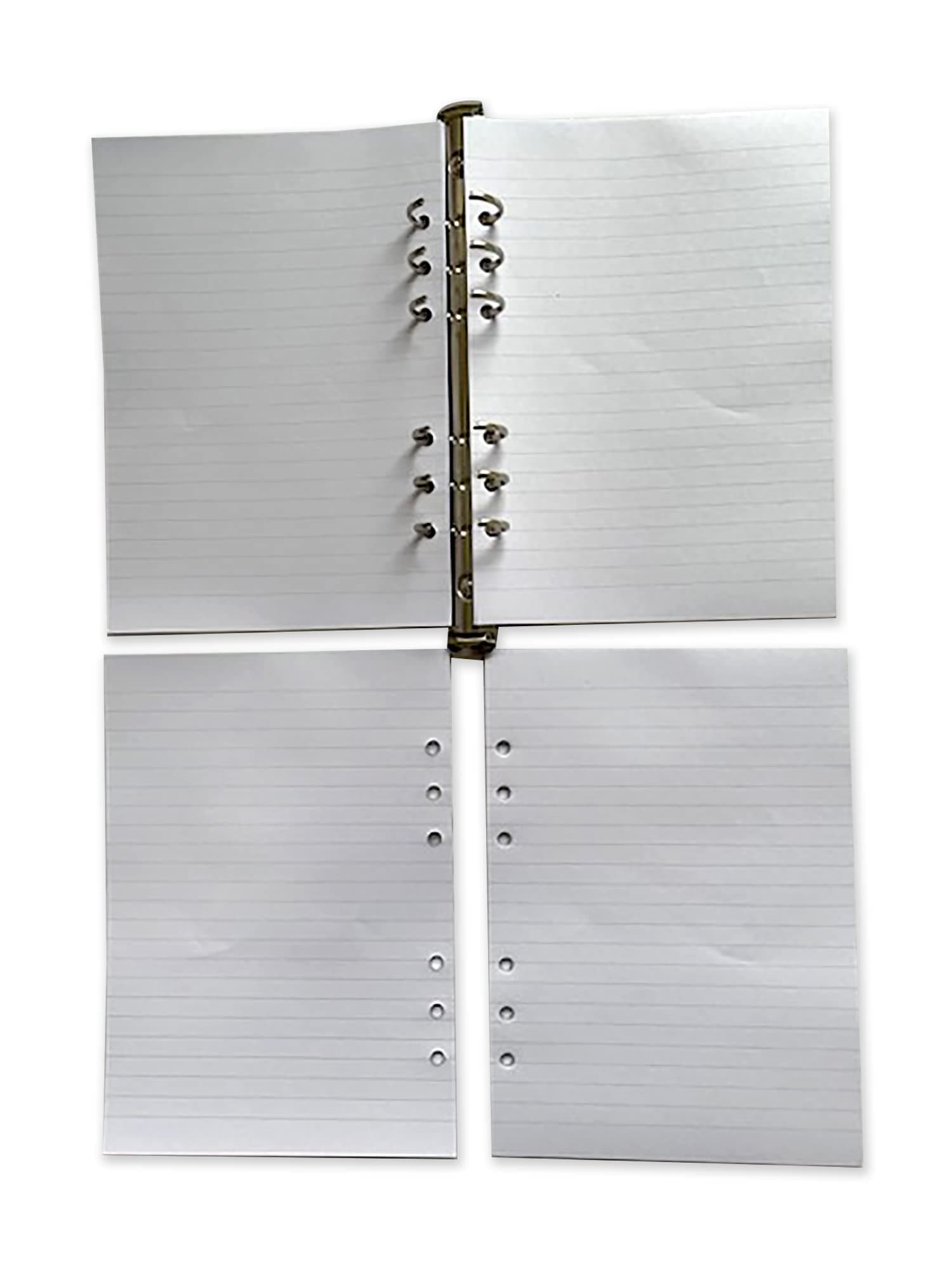 Refill Loose Papers 6 Hole for A5 Size Suitable for A5 Size White Colour
