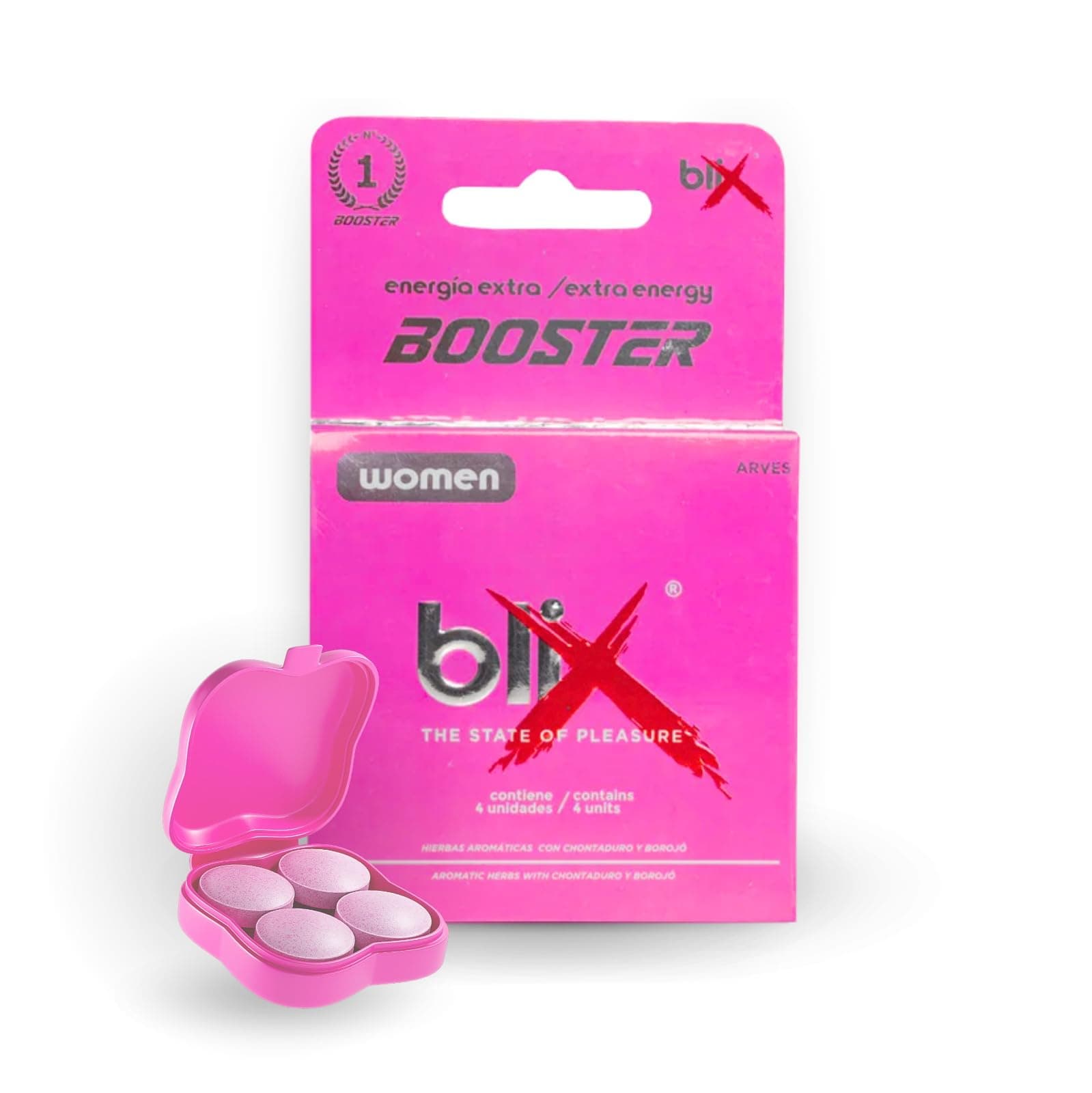 BLIXBooster 100% Natural Women Stimulant (Pack of 4)