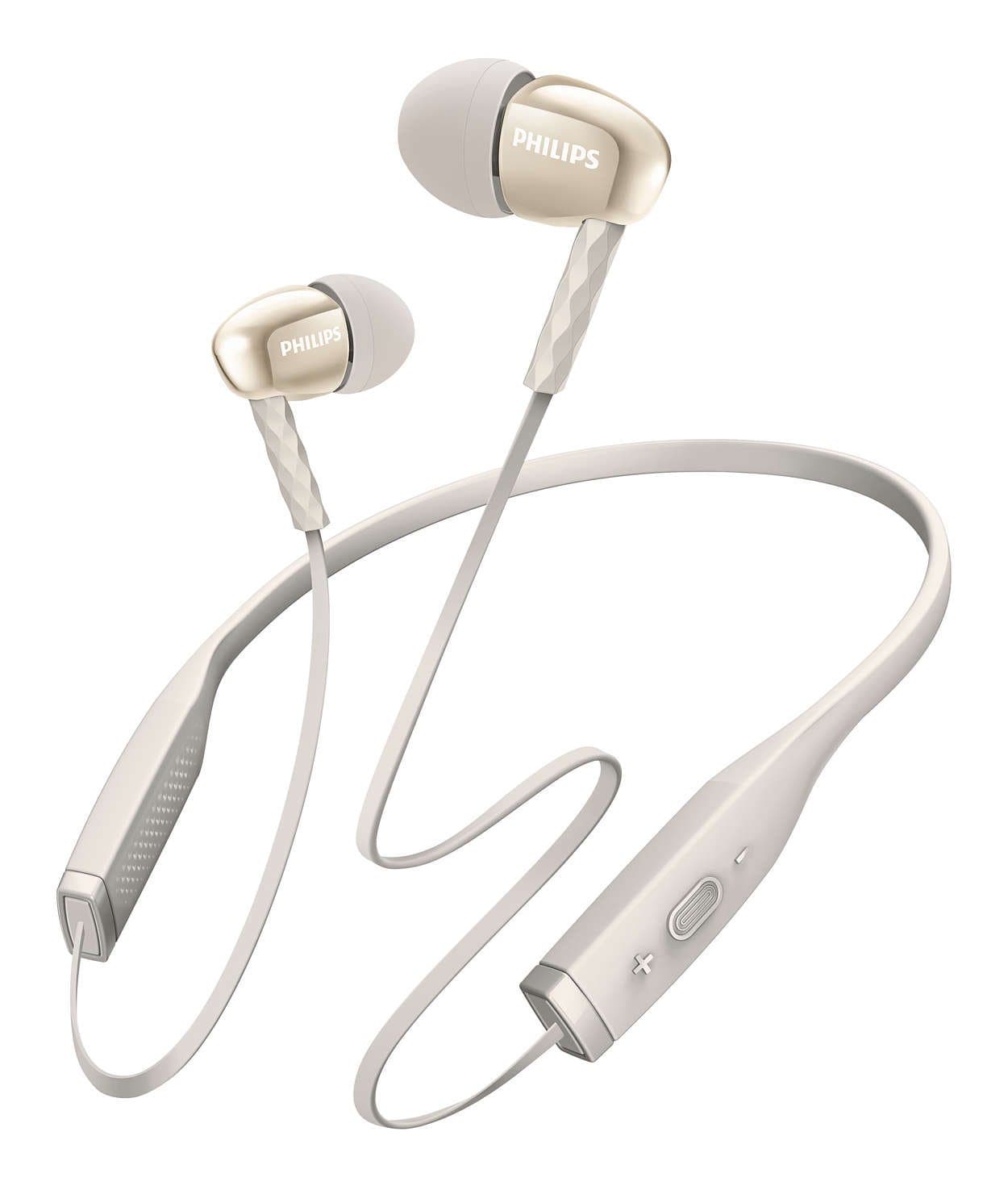 Philips Bluetooth Headphone, White (SHB5950WT/27)