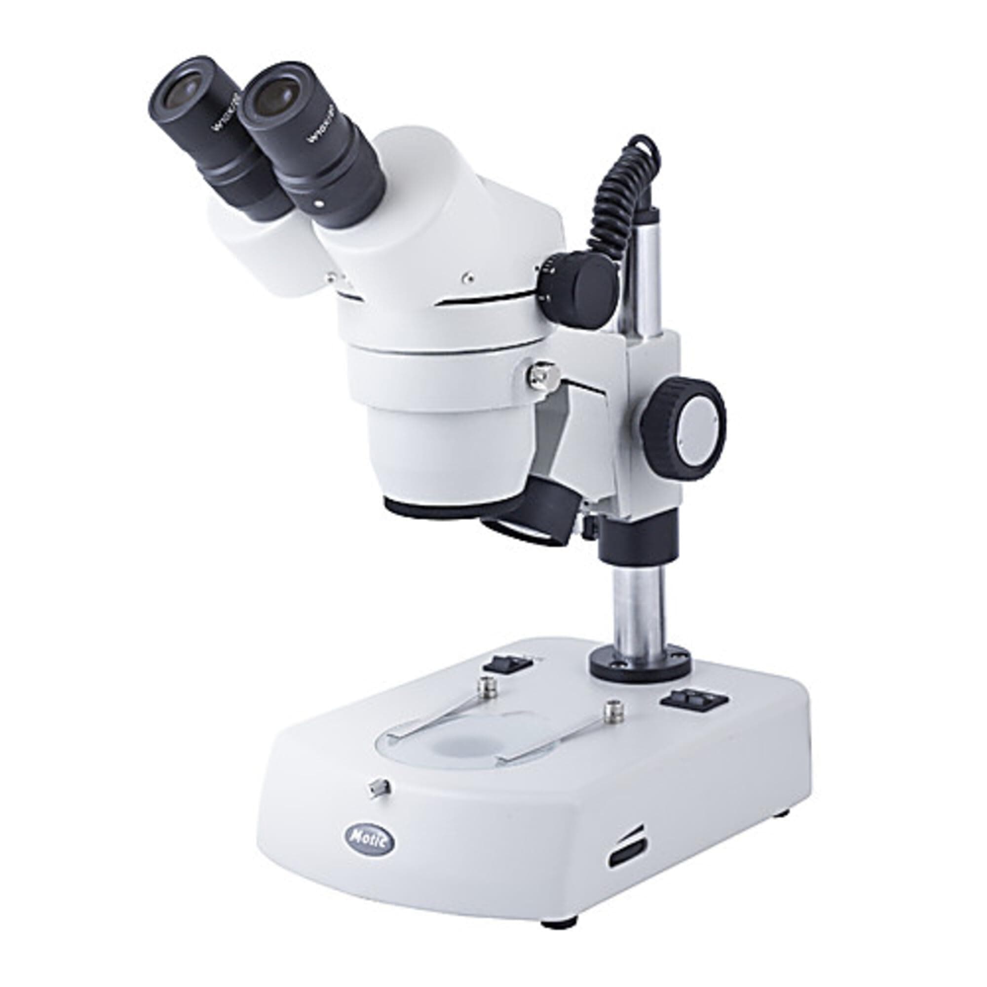 Motic 1100200600832, SMZ-143-N2LED Trinocular Stereo Microscope, 10x-40X Magnification