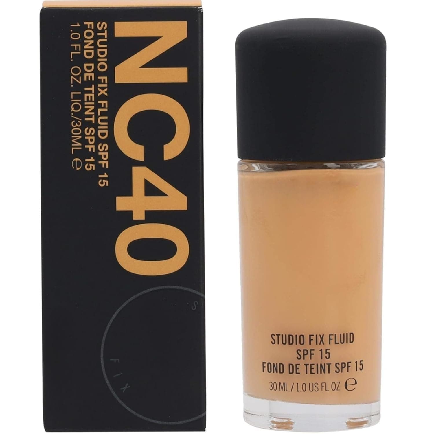 MACC Professional Waterproof oil-free Longlasting Liquid 24-hour colour-true foundation Matte Finish For Women, Girls 30ML - Shine-Free Liquid Foundation (NC 40, 30 Ml)