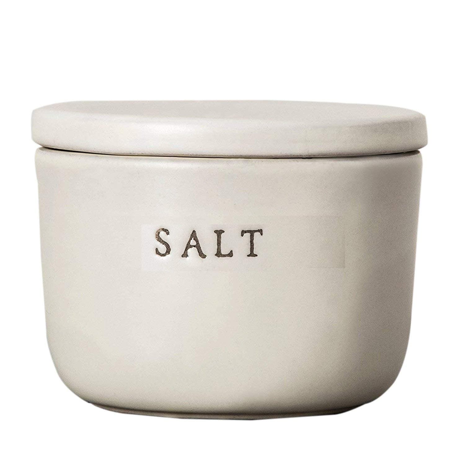 SKEMIX Salt Cellar Stoneware Cream