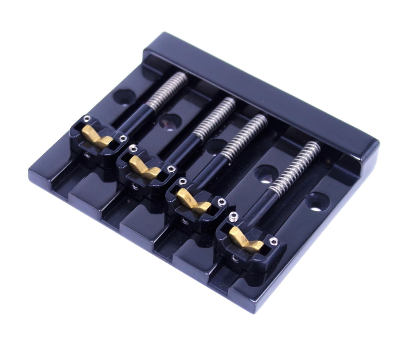 Hipshot KickAss High-mass Bass Bridge for 5-bolt Fender, Black