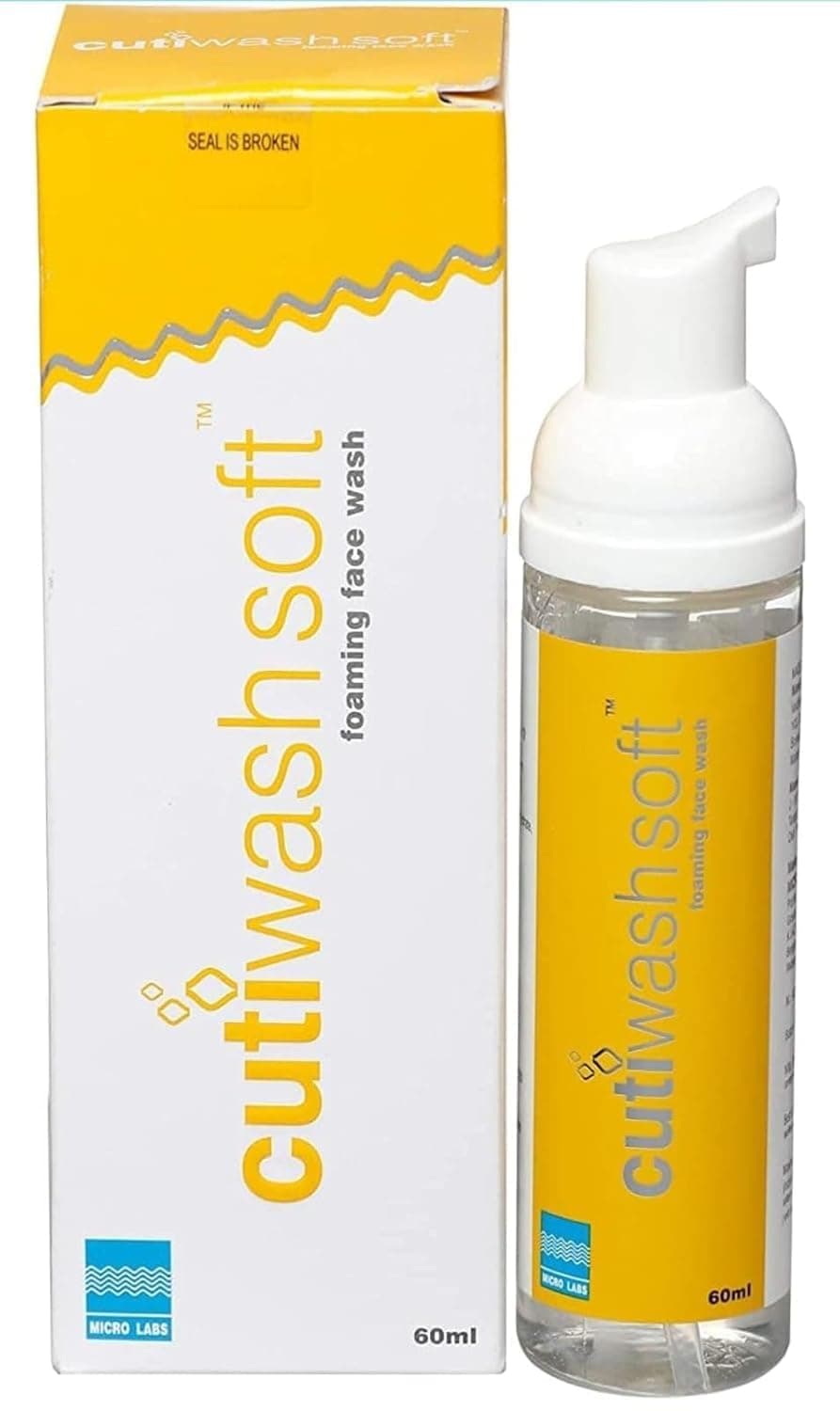 Cutiwash Soft Foaming Face Wash 60 ml pack 1
