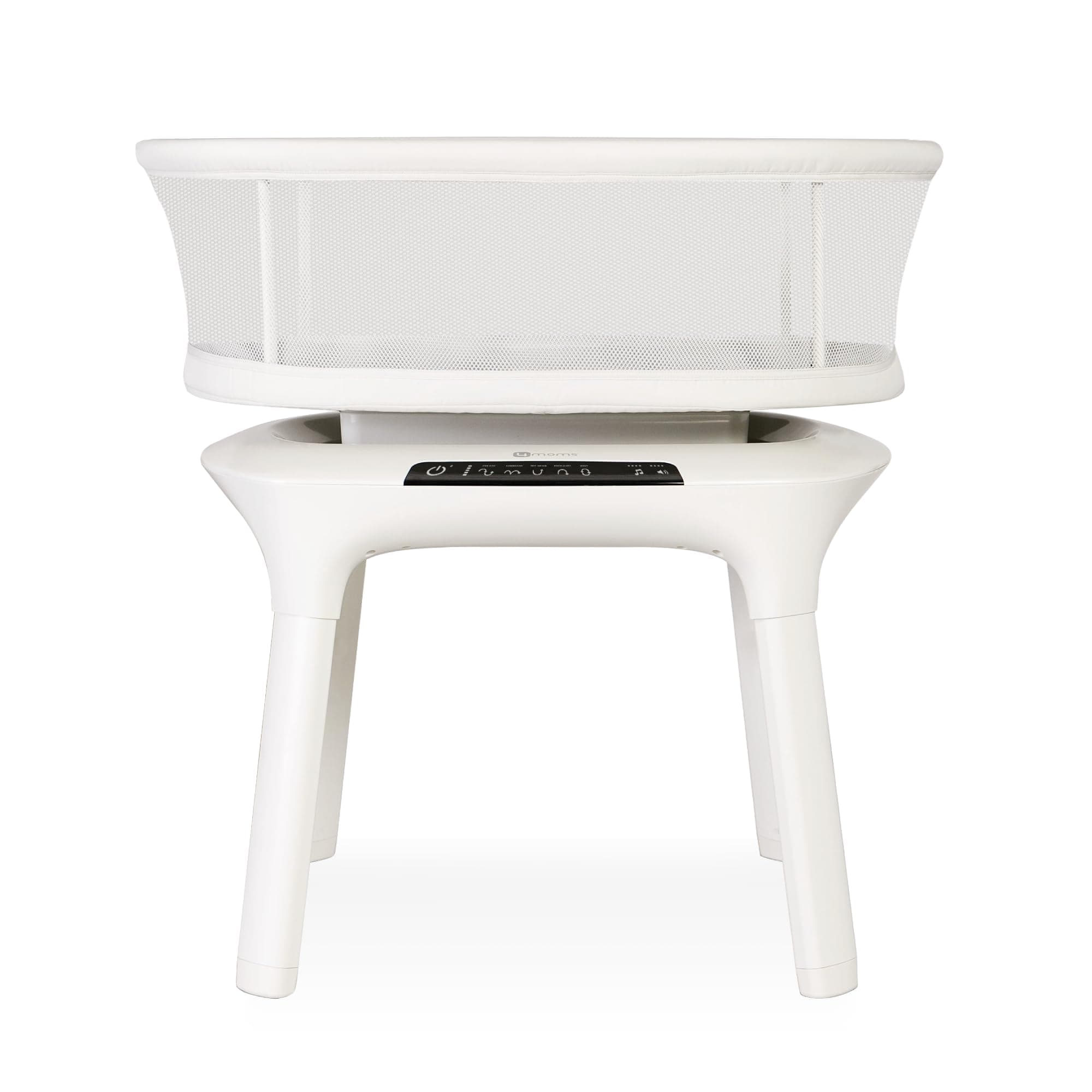 4moms MamaRoo Sleep Bassinet, Supports Baby's Sleep with Adjustable Features - 5 Motions, 5 Speeds, 4 Soothing Sounds and 2 Heights