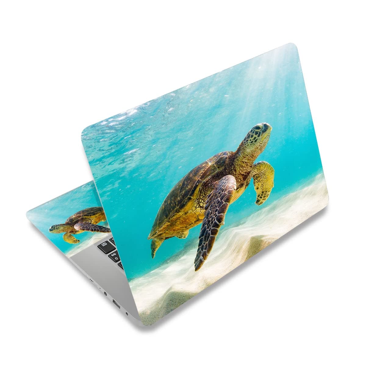12.1 13 13.3 14 15 15.4 15.6 Inches Personalized Laptop Skin Sticker Universal Netbook Skin Sticker Reusable Notebook PC Art Protector Cover by AORTDE(Sea Turtle)
