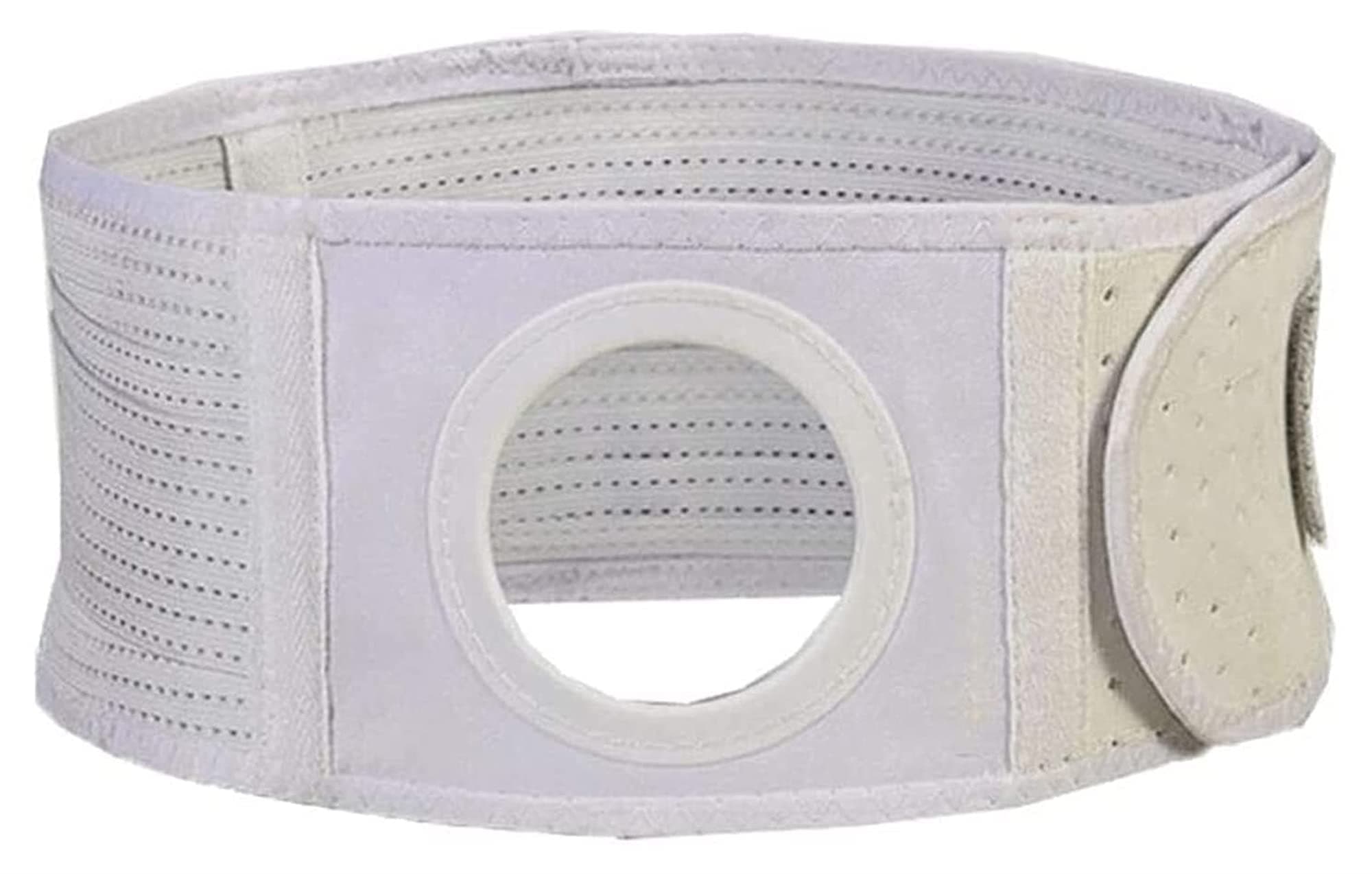 TRAVEL KIN Ostomy Belts Elastic Ostomy Belt Ostomy Support Elastic Breathable Belly Band for Waist Abdominal with Breathable Stoma Opening for Fixed Ostomy Bag (Color : 9cm, Size : Large)