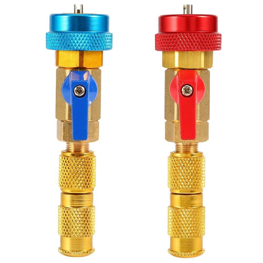 R134A Air Conditioning Valve Core Quick Remover Installer High Low Pressure Tool.-for Valve climatisation r134a