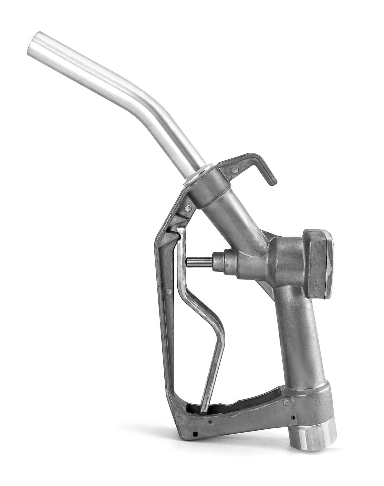 QWORK Fuel Nozzle, 3/4 in. NPT Manual Fuel Nozzle with Swivel | For Manual and Electric Fuel Pumps | Gasoline and Diesel |Max Pressure 50 PSI