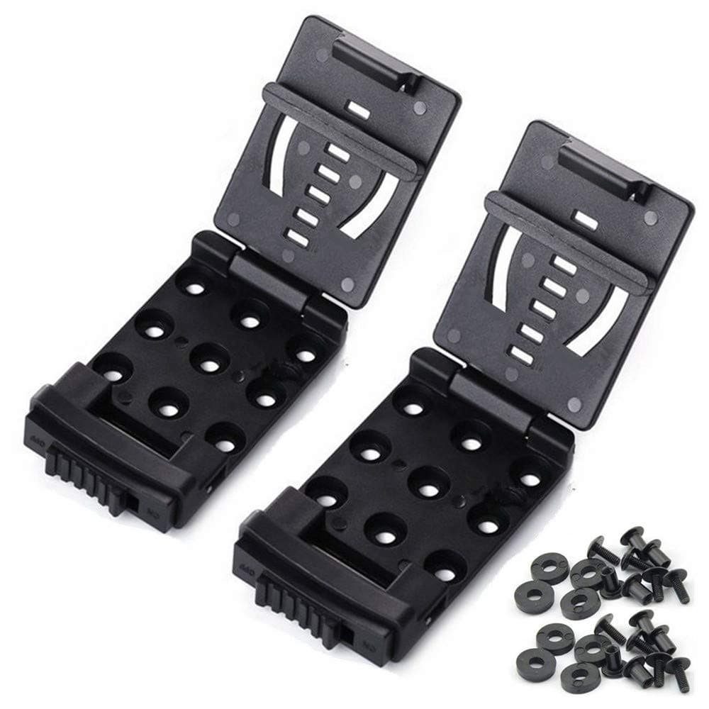 HECOPRO Tactical Belt Clip Universal Utility EDC Belt Clip Large with Hardware-2Pack