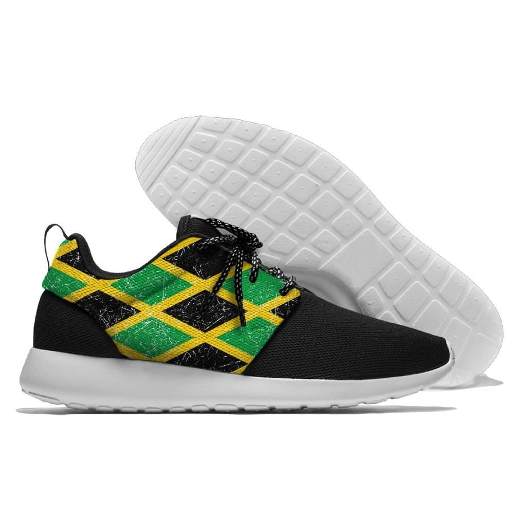 JAMAICA Jamaican Flag Caribbean Men Mesh Breathable Casual Sneakers Lightweight Athletic Tennis Walking Running Shoes