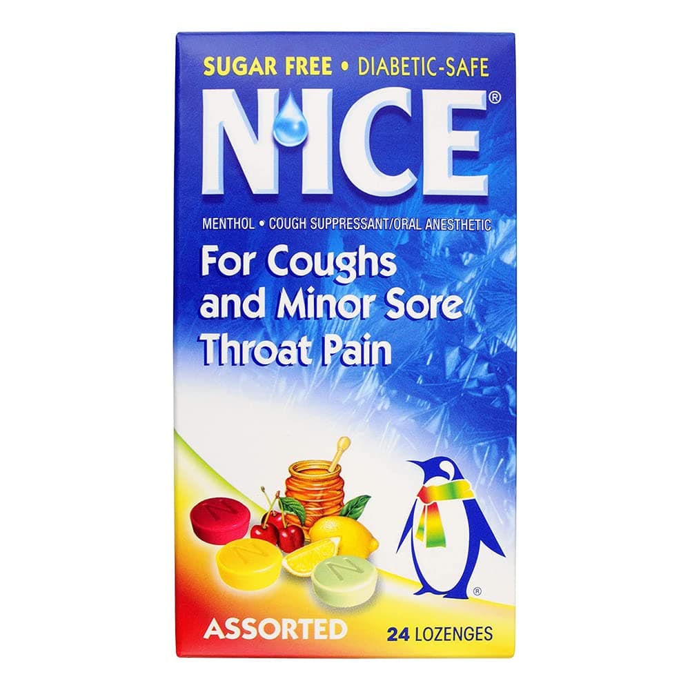 N'ice Sugar Free Assorted Flavor Lozenge 24 Ct (1 Pack Only)