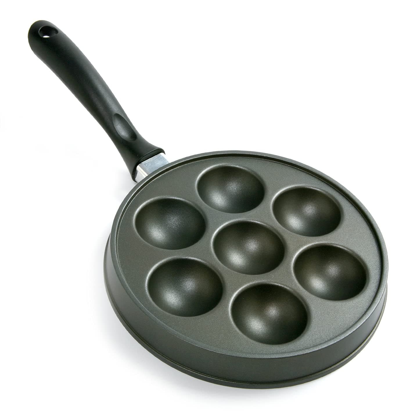 Norpro Nonstick Stuffed Pancake Pan, Munk/Aebleskiver/Ebelskiver
