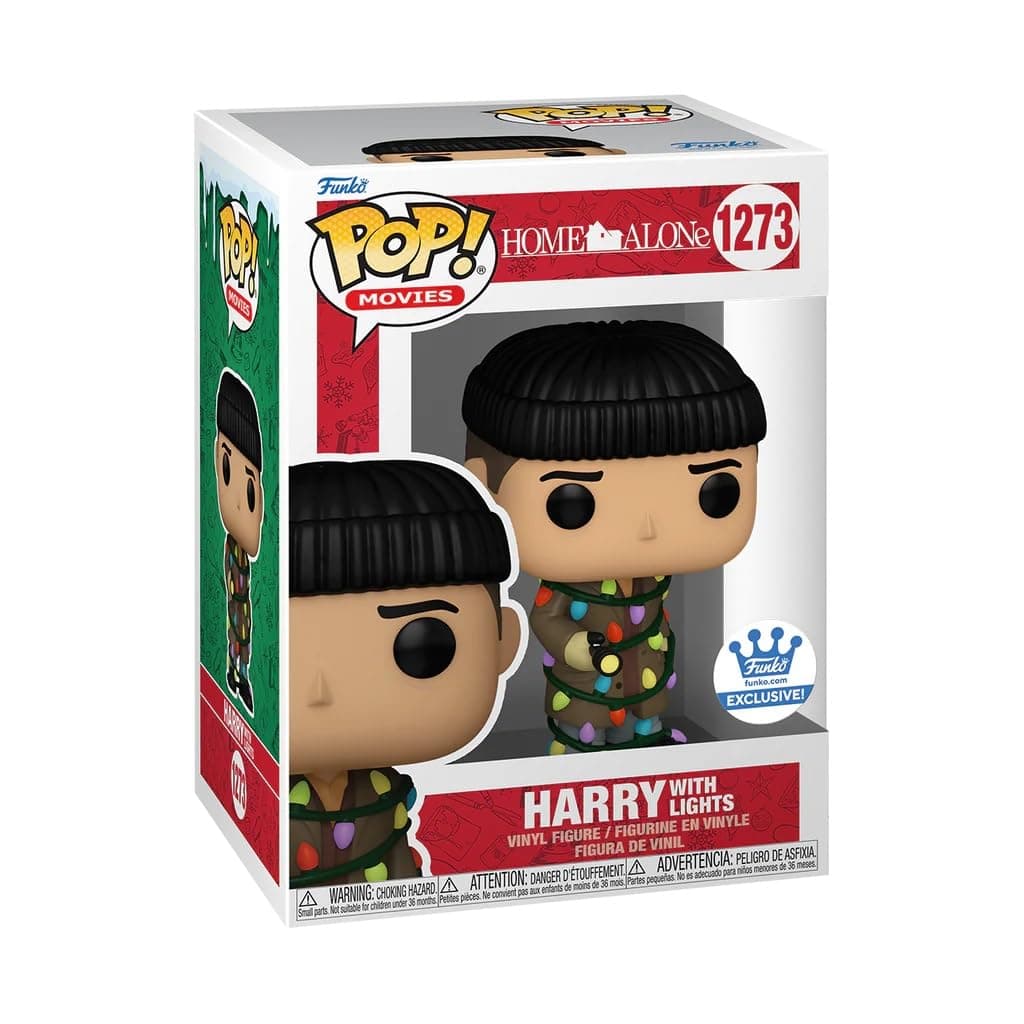 POP! Home Alone - Harry with Lights Vinyl Figure, 3.85 inches