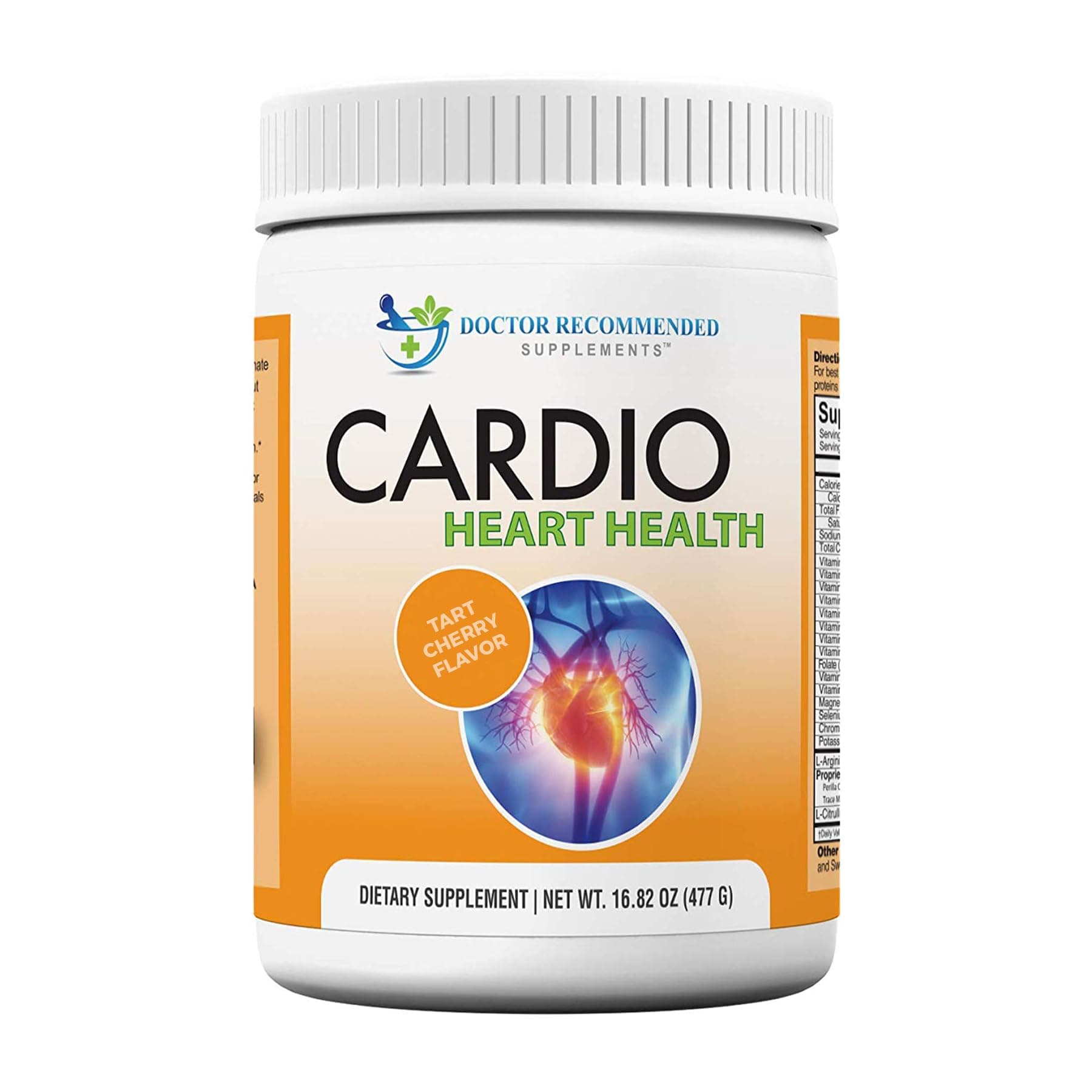 DOCTOR RECOMMENDED SUPPLEMENTS Cardio Heart Health Powder – L-Arginine 5000mg & L-Citrulline 1000mg,16.82 oz