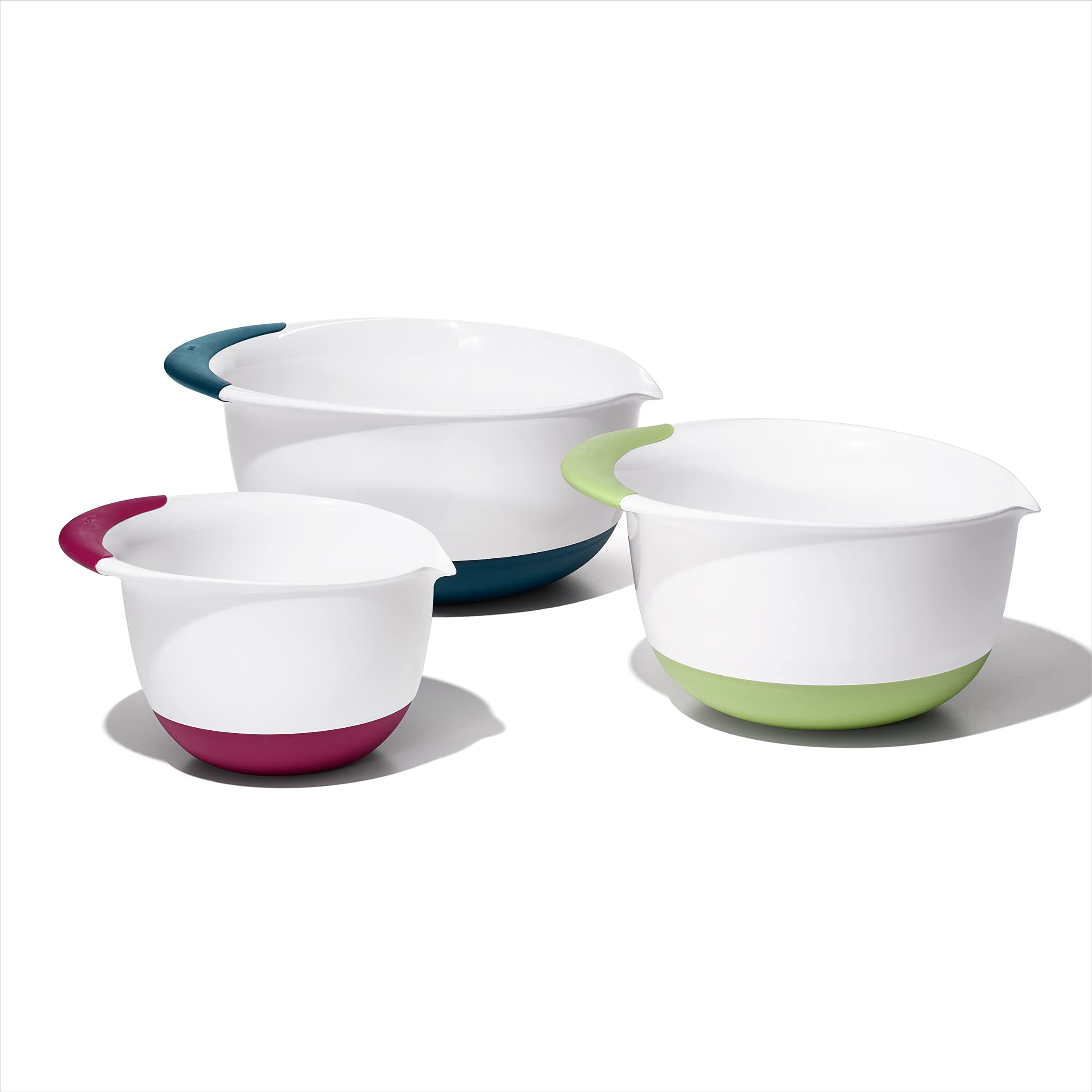 OXO Good Grips Mixing Bowl Set 3個、ブルー/グリーン/ブラウンby OXO