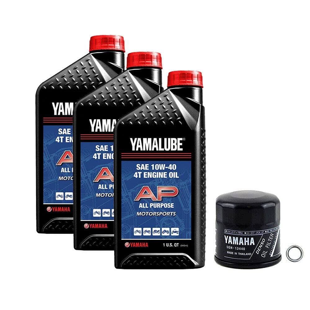 Yamaha Yamalube Rhino 660 4x4 (2004-2007) 10W-40 All-Purpuse (AP) Oil Change Kit